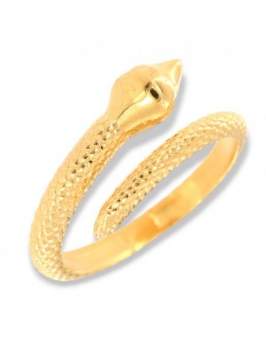 Anello Argento Dorato Serprente [4ac438ba]