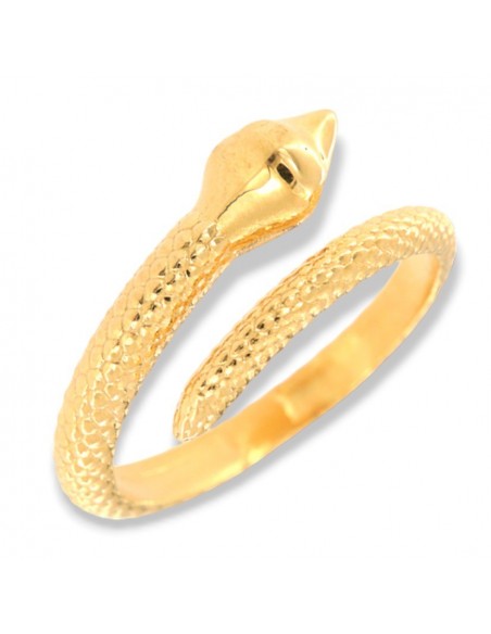 Anello Argento Dorato Serprente [4ac438ba]