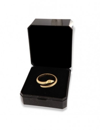 Anello Argento Dorato Serprente [96b23ca9]
