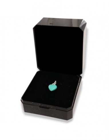 Ciondolo Argento Smaltato Cuore Verde Chiaro 10MM [6564fca4]