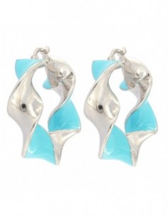 Orecchini Argento Rodiato Torchon [d4b53cde]