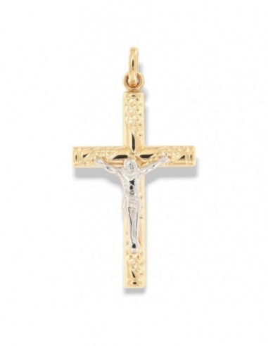 Ciondolo Oro Giallo Crocifisso Ornato [a03d4114]