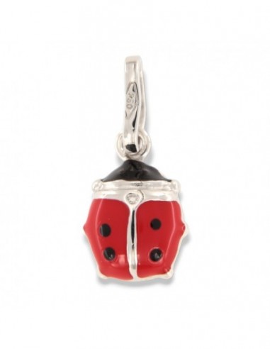 Ciondolo Oro Bianco Coccinella [f2520ae5]
