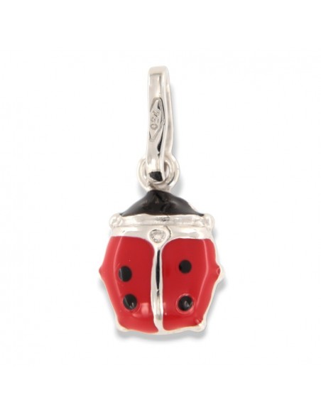 Ciondolo Oro Bianco Coccinella [f2520ae5]