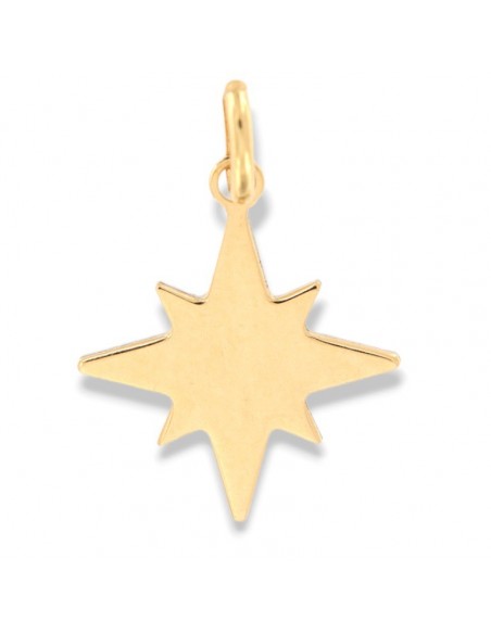 Ciondolo Oro Giallo Rosa Dei Venti Bordi Diamantati [fdf27852]