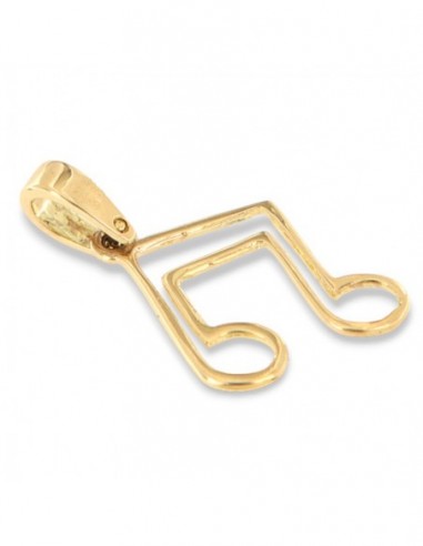 Ciondolo Oro Giallo Sagoma Nota Musicale 0,75GR [63bc854a]
