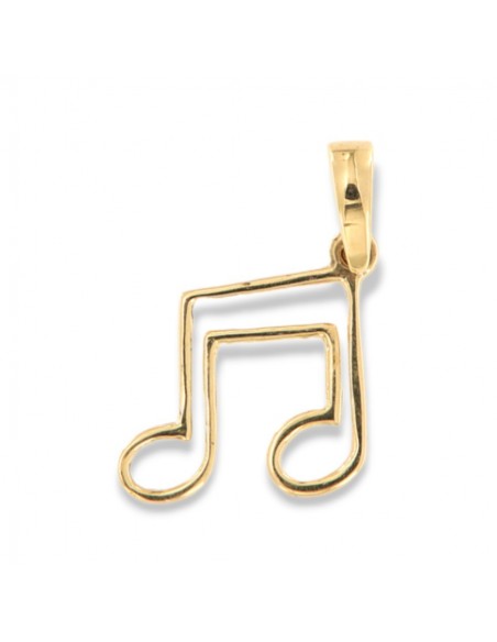 Ciondolo Oro Giallo Sagoma Nota Musicale 0,75GR [66ecc254]