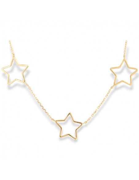 Collana Oro Giallo Pendenti Stelle [803eb261]