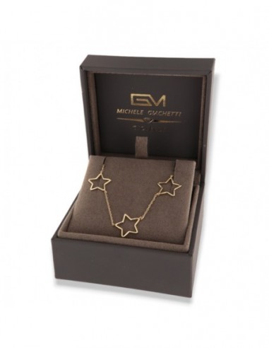 Collana Oro Giallo Pendenti Stelle [eb557776]