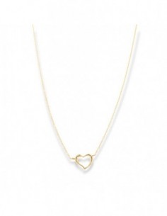 Collana Oro Giallo Catenina Pendente Cuore [cbbfb08a]