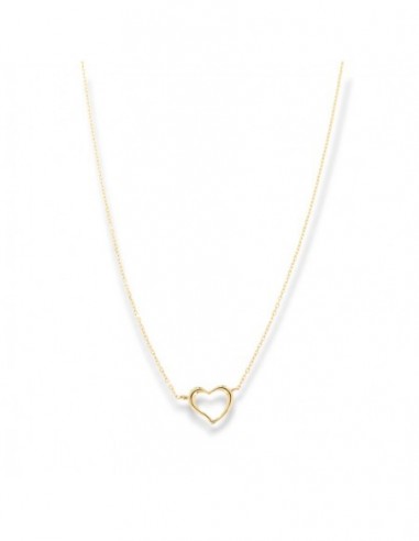 Collana Oro Giallo Catenina Pendente Cuore [cbbfb08a]