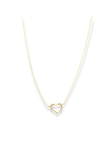 Collana Oro Giallo Catenina Pendente Cuore [cbbfb08a]