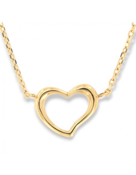 Collana Oro Giallo Catenina Pendente Cuore [07926a60]