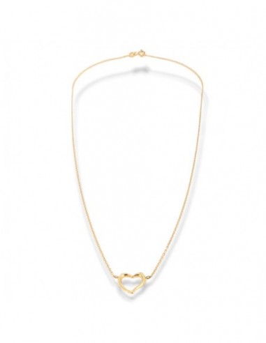 Collana Oro Giallo Catenina Pendente Cuore [02c22d7e]