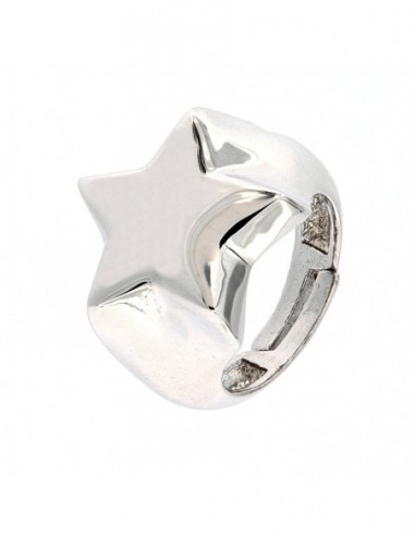 ANELLO ARGENTO RODIATO STELLA CHEVALIER [e1a82176]