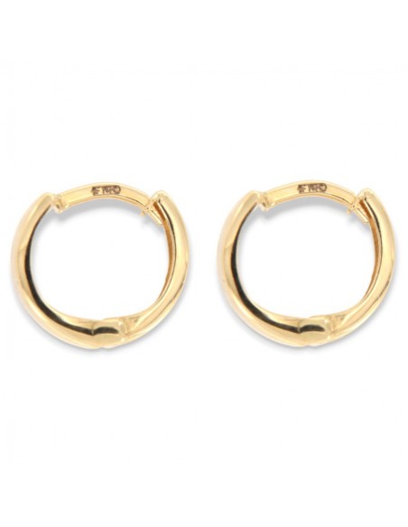 Orecchini Oro Giallo Cerchi 11,40 MM Diametro [5274332f]