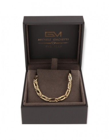 Collana Oro Giallo Grumetta Maglia Intrecciata [ba05aa4e]