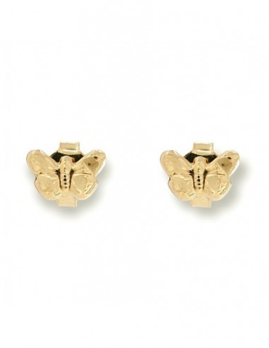 Orecchini Oro Giallo Farfalla 3D [7c867d64]