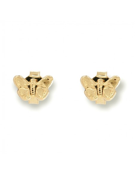 Orecchini Oro Giallo Farfalla 3D [7c867d64]
