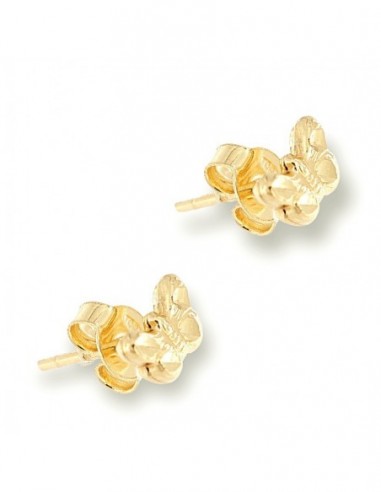 Orecchini Oro Giallo Farfalla 3D [fce7acbd]