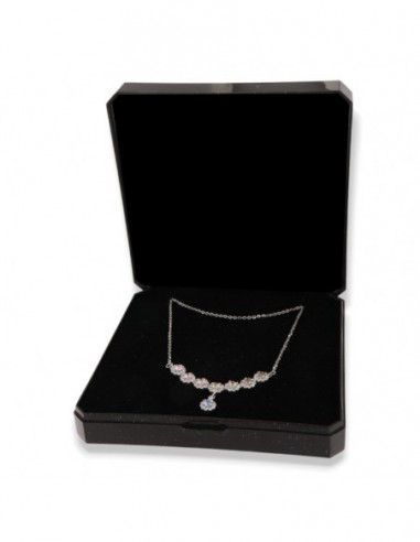 Collana Argento Rodiato Zirconi Magic Multicolor [f83dd1bc]