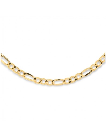 Collana Gourmette Oro Giallo 14K - Larghezza 3mm - Disponibile 45/50/55 Cm - Regalo In Scatola