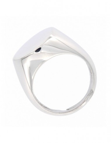 Anello Argento Dorato Chevalier Tondo 15MM [1005dd01]