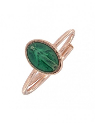 Anello Argento Rosato Madonna Miracolosa [310491ce]