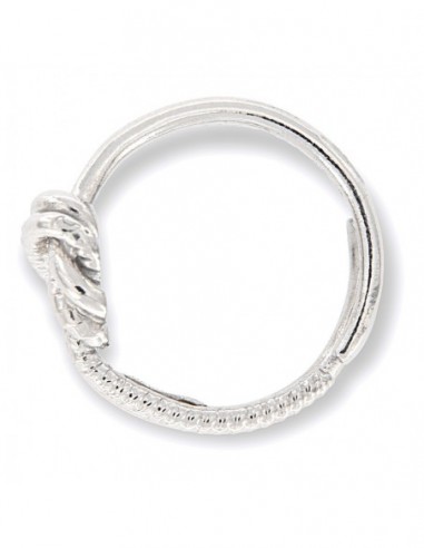 Anello Argento Rodiato Nodo Doppio [71b7268d]