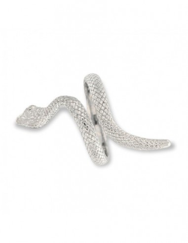 Anello Argento Rodiato Serpente Aggrovigliato [98a7d05d]