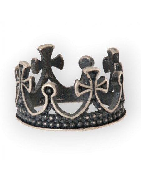 Anello Argento Brunito Corona [fb82d7fb]