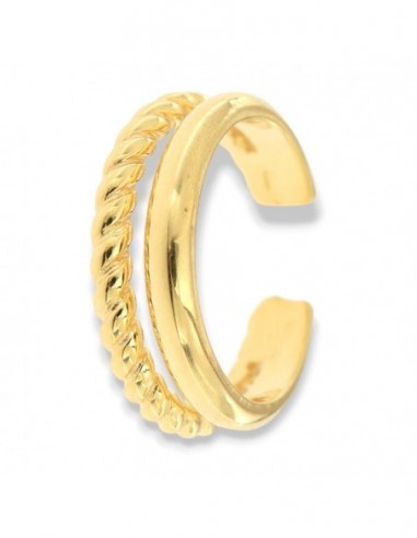 Anello Argento Dorato Gambo Aperto [192a715e]