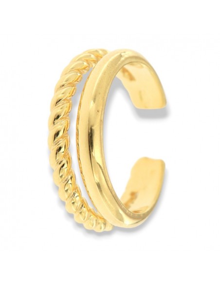 Anello Argento Dorato Gambo Aperto [192a715e]