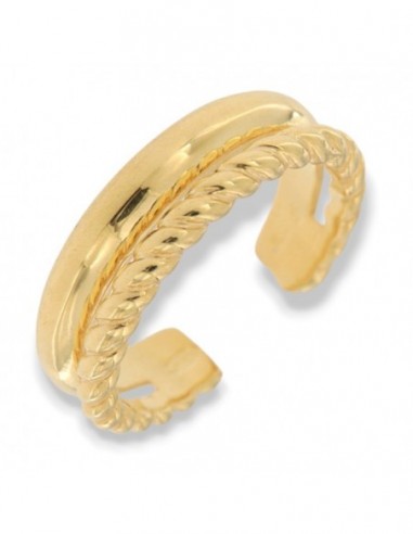 Anello Argento Dorato Gambo Aperto [47114c3a]
