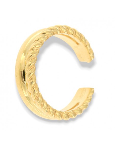Anello Argento Dorato Gambo Aperto [42410b24]