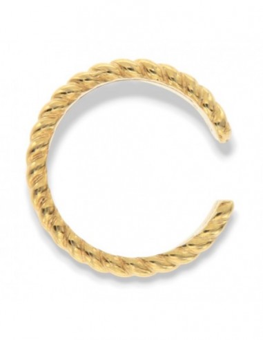Anello Argento Dorato Gambo Aperto [f55cca20]