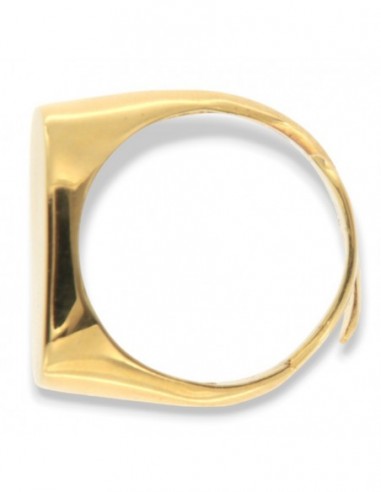 Anello Argento Dorato Chevalier Scudo Ovale [72f01221]