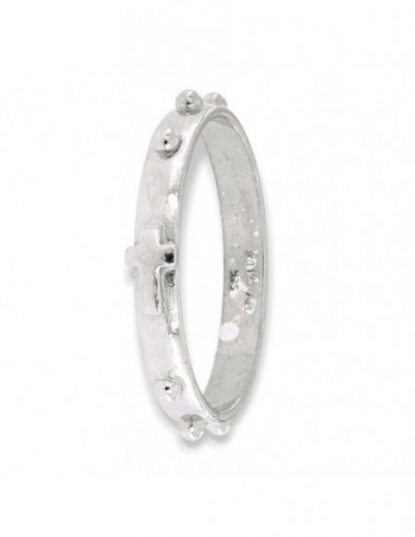 Anello Argento Rodiato Rosario [1353d921]