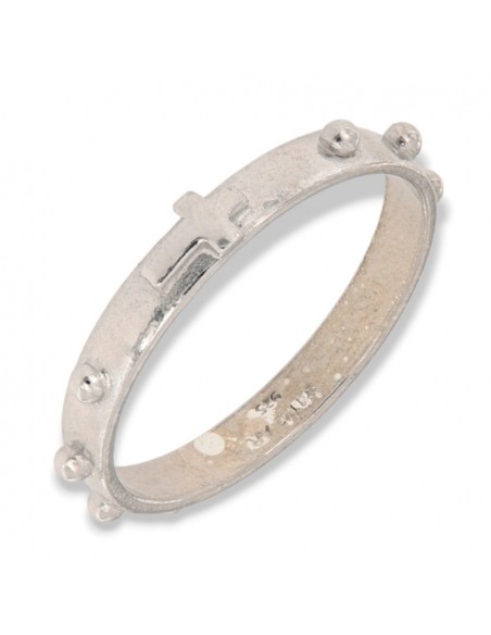 Anello Argento Rodiato Rosario [a0565258]