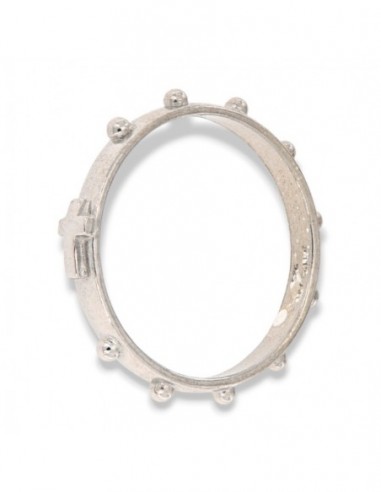 Anello Argento Rodiato Rosario [a5061546]