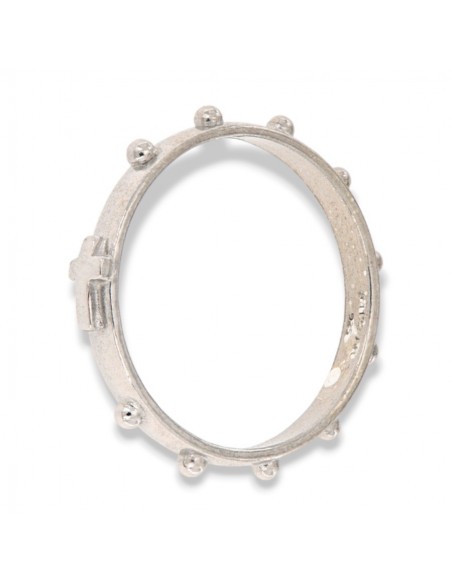 Anello Argento Rodiato Rosario [a5061546]