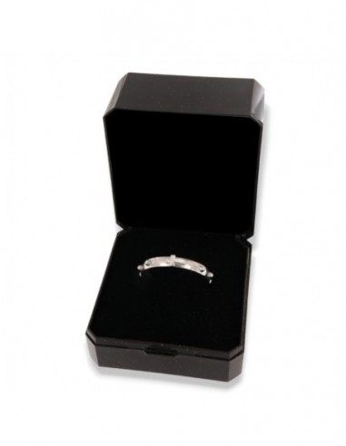 Anello Argento Rodiato Rosario [7c20564b]