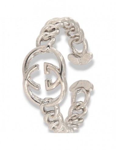 Anello Argento Rodiato Gambo Grumetta [abbed107]