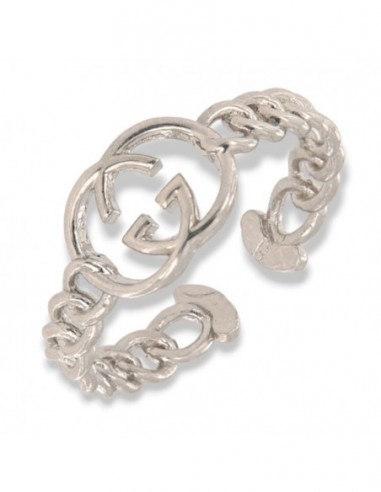 Anello Argento Rodiato Gambo Grumetta [98329756]