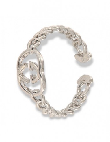 Anello Argento Rodiato Gambo Grumetta [9d62d048]