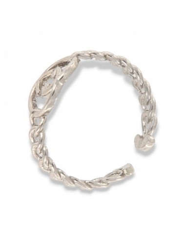 Anello Argento Rodiato Gambo Grumetta [2a7f114c]