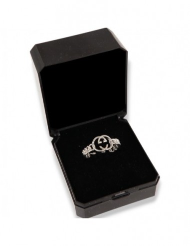 Anello Argento Rodiato Gambo Grumetta [44449345]