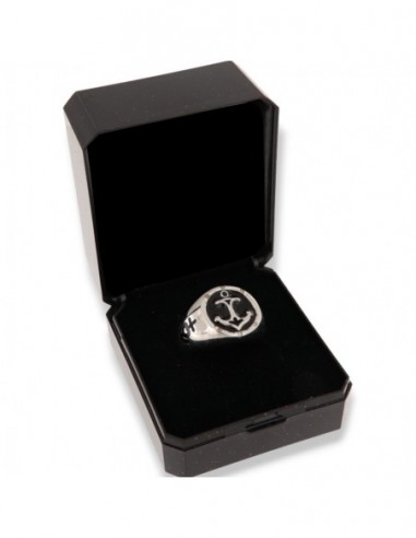 ANELLO ARGENTO A SCUDO CHEVALIER CON ANCORA [59748905]