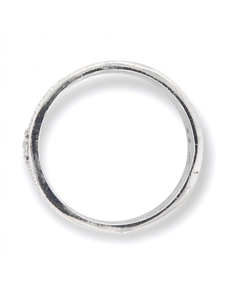 ANELLO ARGENTO FASCIA INCISIONE EST. PADRE NOSTRO [60a65d42]