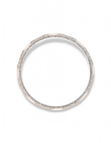 Anello Argento Rodiato Fascetta Diamantata [88355ca5]